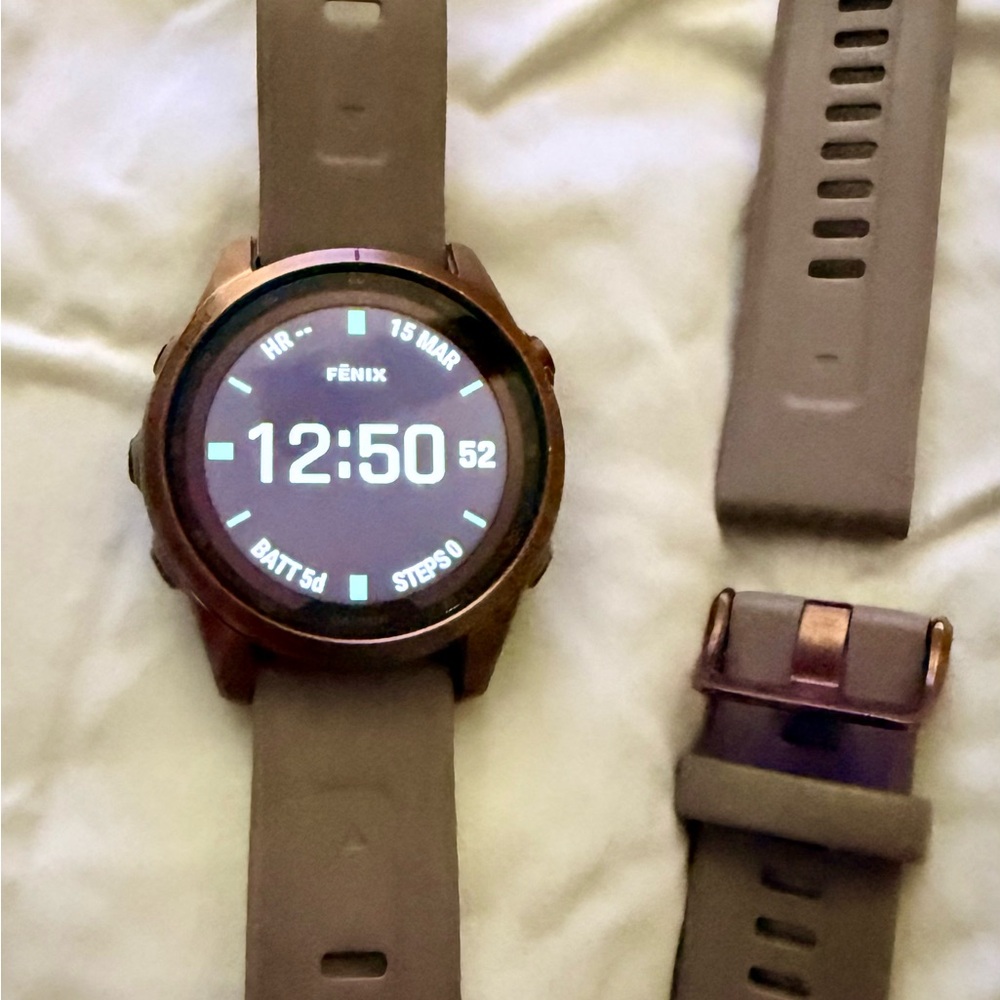 Garmin Fenix 7 Sapphire Solar. Like New